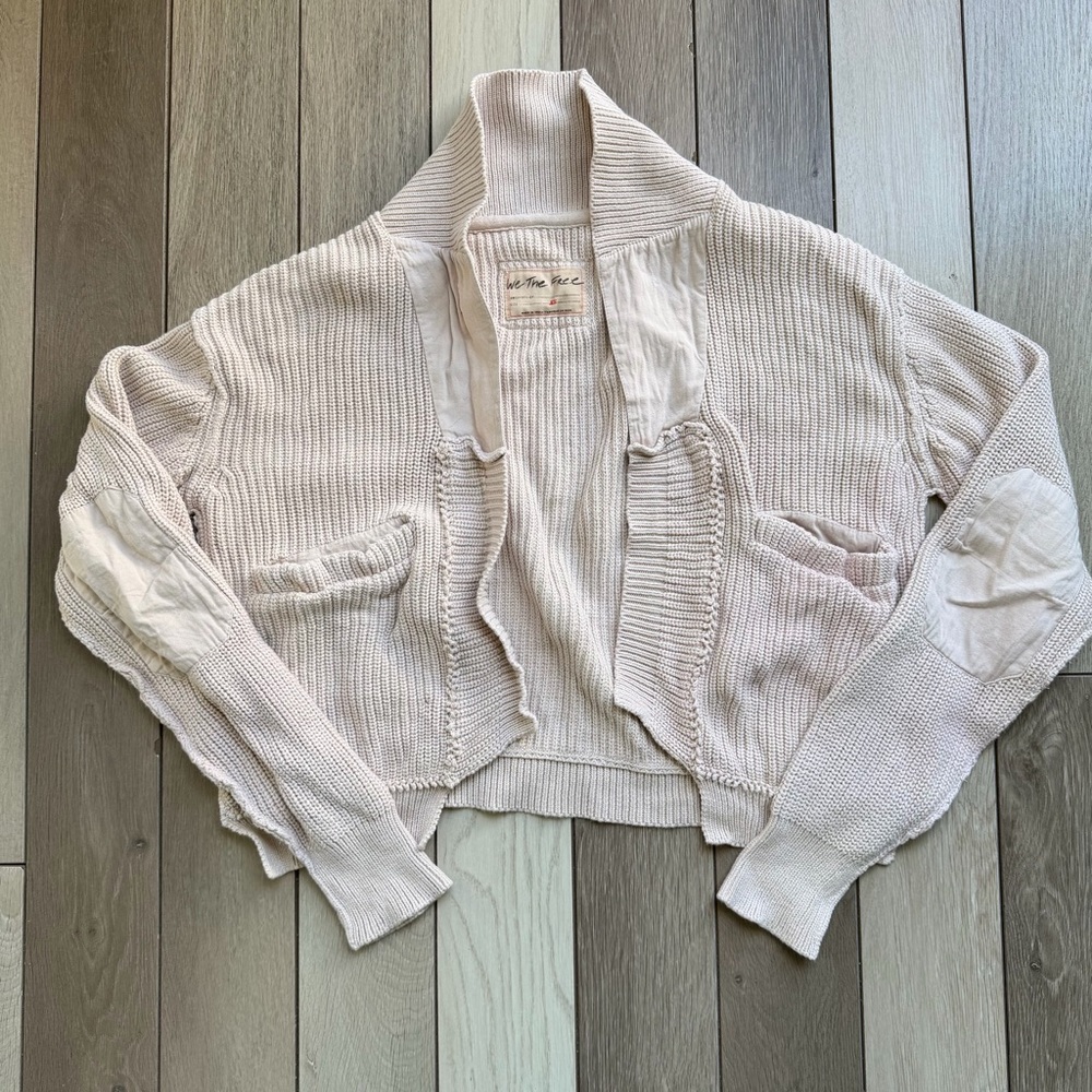 We The Free Light Pink Open Cardigan - Picture 1 of 6